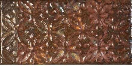 Керамогранит Bestile Zurbaran Cobre, цвет коричневый, поверхность глянцевая, прямоугольник, 112x224