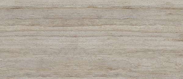 Широкоформатный керамогранит TAU Travertino Greige Matt, цвет серый, поверхность полированная, прямоугольник, 1200x2800