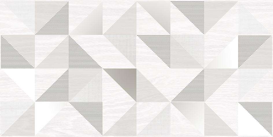 Декоративные элементы Laparet Anais Декор светлый, цвет белый серый, поверхность глянцевая, прямоугольник, 250x500