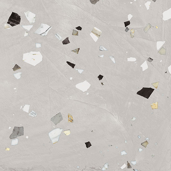 Керамогранит Fioranese Schegge Deco Calce, цвет серый, поверхность матовая, квадрат, 900x900