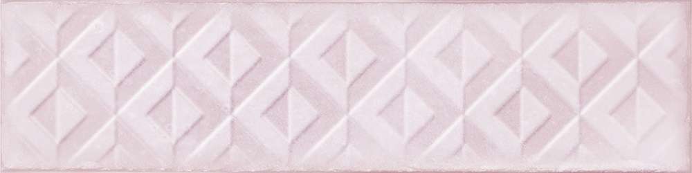 Декоративные элементы Cifre Drop Relieve Pink Brillo, цвет розовый, поверхность глянцевая, прямоугольник, 75x300