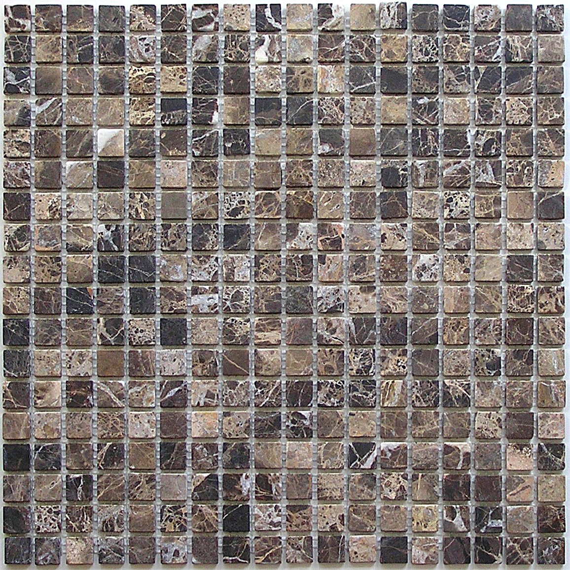 Мозаика Bonaparte Bonaparte Ferato-15 Slim, цвет коричневый, поверхность матовая, квадрат, 305x305