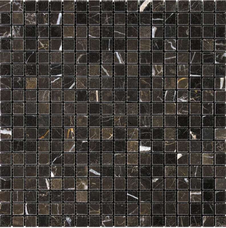 Мозаика Natural Mosaic Adriatica (1,5X1,5) 7M076-15P, цвет серый, поверхность полированная, квадрат, 305x305