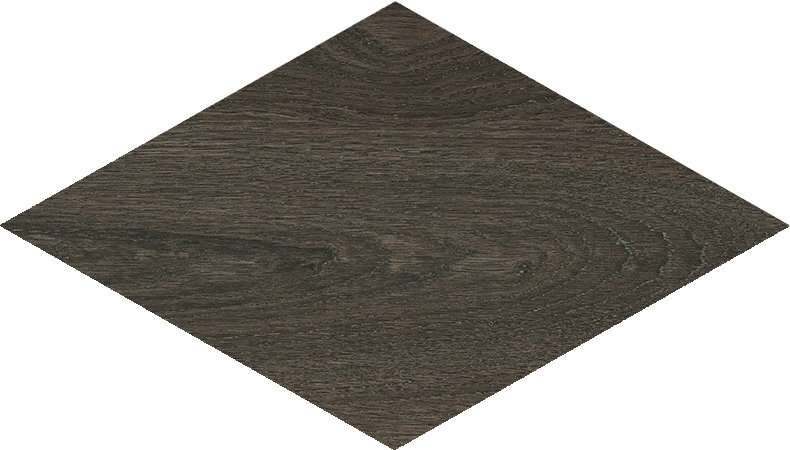 Керамогранит Kronos Les Bois Mogano Rombo LB123, цвет коричневый, поверхность матовая, прямоугольник, 225x395