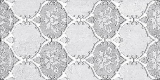 Декоративные элементы Нефрит керамика Декор Преза Серый 04-01-1-08-03-06-1017-2, цвет серый, поверхность матовая, прямоугольник, 200x400