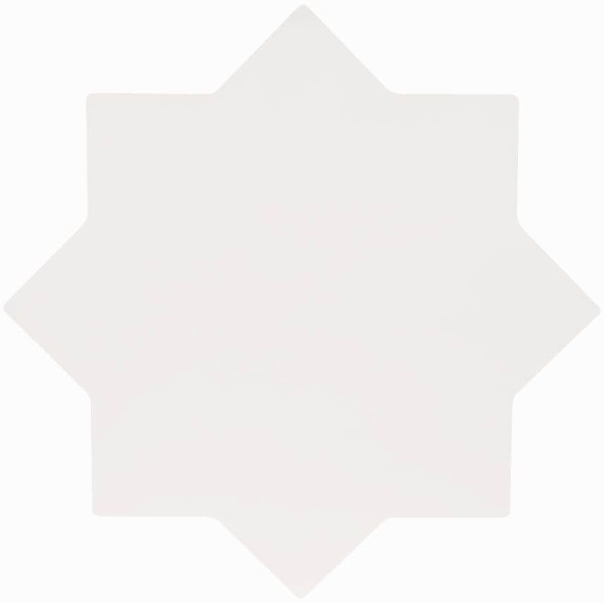 Керамогранит Cevica Becolors Star White, цвет белый, поверхность матовая, квадрат, 133x133