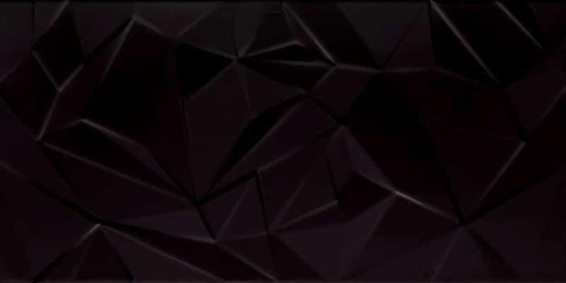 Керамическая плитка Paradyz Synergy Nero Sciana B Struktura, цвет чёрный, поверхность структурированная, прямоугольник, 300x600