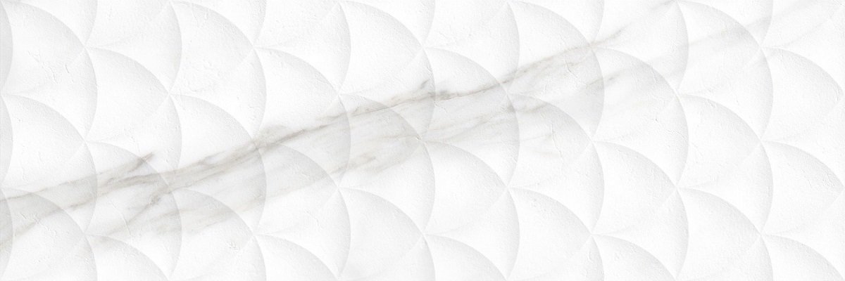 Керамогранит Saloni Mattei Fontana Rev., цвет белый, поверхность структурированная, прямоугольник, 400x1200
