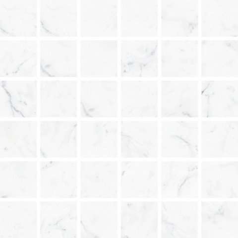 Мозаика Vallelunga Carrara Mosaico 6000412, цвет белый, поверхность полированная, квадрат, 300x300