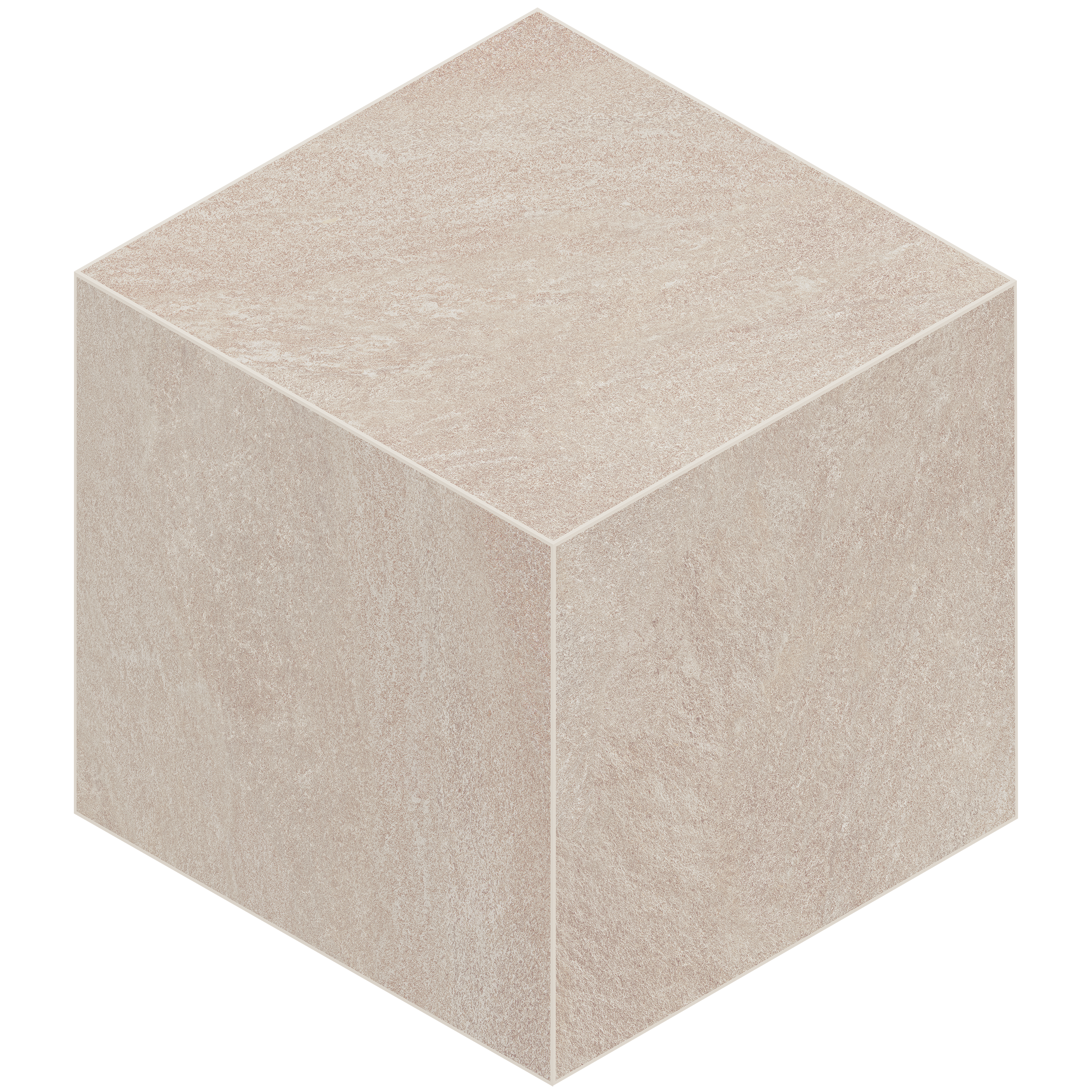 Мозаика Estima Tramontana Ivory TN00 Cube Неполированный 29x25 67381, цвет слоновая кость, поверхность матовая, шестиугольник, 250x290