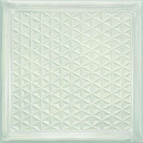 Керамическая плитка Aparici Glass White Brick, цвет белый, поверхность глянцевая, квадрат, 201x201