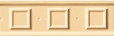Бордюры Grazia Electa Square Apricot Matt. SQ04, цвет жёлтый, поверхность матовая, прямоугольник, 65x200