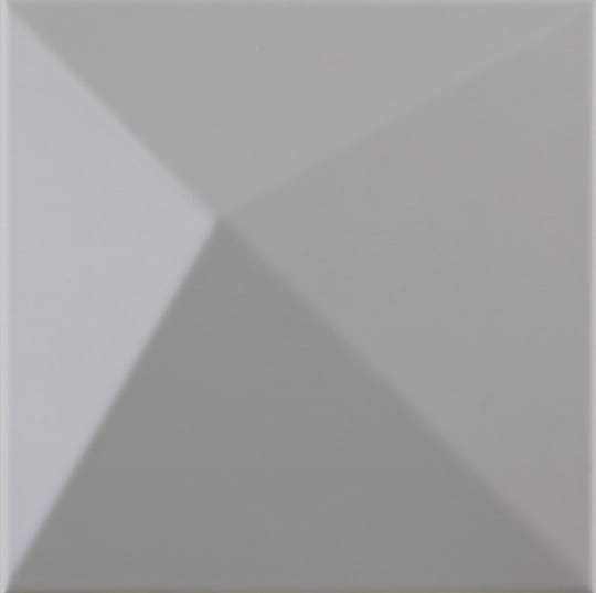 Керамическая плитка Dune Shapes 1 Kioto Smoke 187336, цвет серый, поверхность матовая 3d (объёмная), квадрат, 250x250