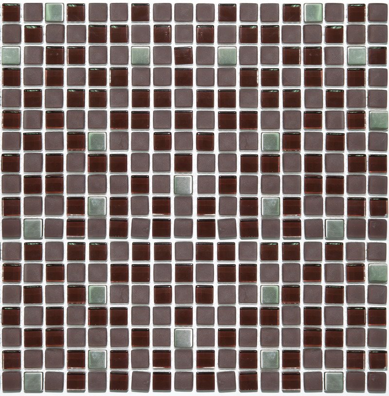 Мозаика NS Mosaic S-845, цвет разноцветный, поверхность глянцевая, квадрат, 305x305