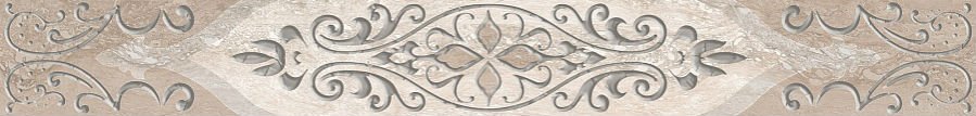Бордюры Azori Ascoli Grey Classico, цвет серый, поверхность матовая, прямоугольник, 75x630