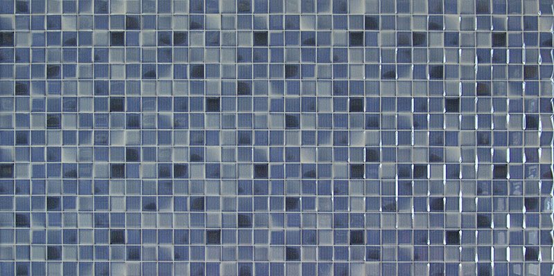 Мозаика Superceramica Trend Azul, цвет синий, поверхность глянцевая, прямоугольник, 250x500