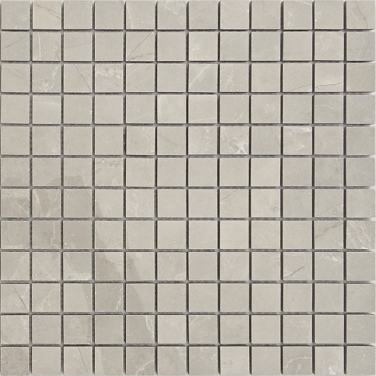 Мозаика Caramelle Mosaic Marble Porcelain Grigio Pol 23x23, цвет серый, поверхность полированная, квадрат, 298x298