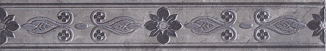 Бордюры Kerama Marazzi Бордюр Мармион MLD\D06\6242, цвет серый, поверхность глянцевая, прямоугольник, 60x400