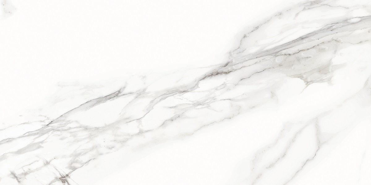 Керамогранит Ibero Selecta Carrara Soft, цвет белый, поверхность сатинированная, прямоугольник, 600x1200