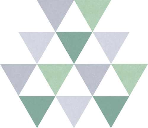 Керамогранит Codicer Delta Green, цвет зелёный, поверхность матовая, прямоугольник, 220x250