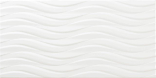 Керамическая плитка Sanchis Everest Bend Brillo, цвет белый, поверхность глянцевая, прямоугольник, 300x600