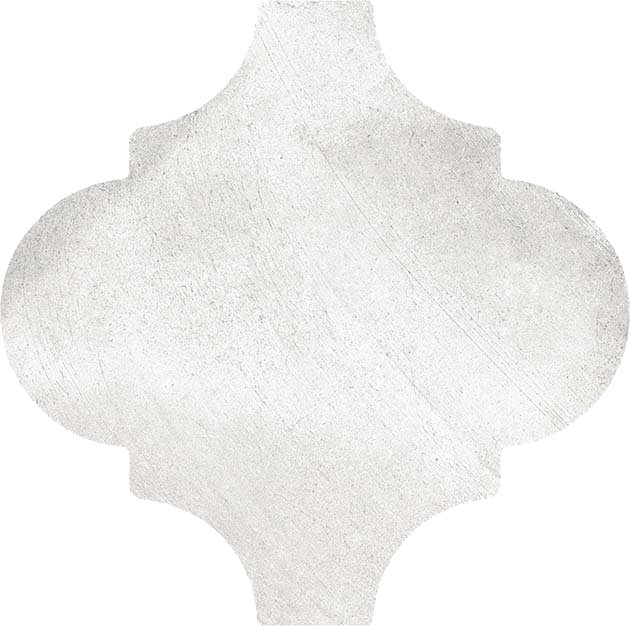 Декоративные элементы Vives Provenzal Buxton Nieve, цвет серый, поверхность матовая, арабеска, 200x200