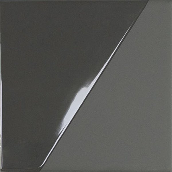 Керамическая плитка Wow Duo Graphite 121889, цвет чёрный, поверхность глянцевая, квадрат, 150x150