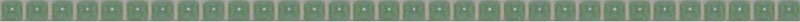 Бордюры РосДекор Бусинки Зеленые Люстр, цвет зелёный, поверхность глянцевая, прямоугольник, 7x250