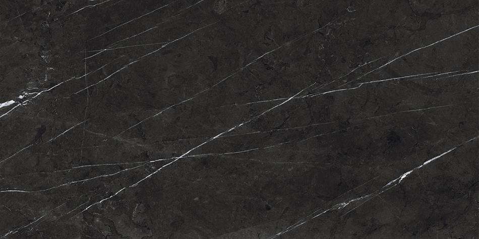 Керамогранит Decovita Pedra Listrada Black Full Lappato, цвет чёрный, поверхность лаппатированная, прямоугольник, 800x1600