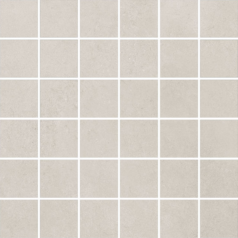Мозаика Cerdomus Concrete Art Mosaico Bianco Matt 97548, цвет белый, поверхность матовая, квадрат, 300x300