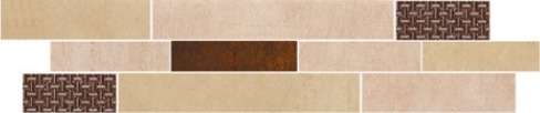 Бордюры Cinca Homero Beige Leather Iliada 8295/211, цвет бежевый, поверхность матовая, прямоугольник, 80x365