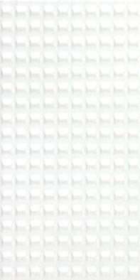 Керамическая плитка Rako Color Two GRND8023, цвет белый, поверхность структурированная, кабанчик, 100x200