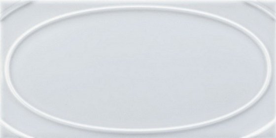 Керамическая плитка Grazia Formae Oval Cotton OVA1, цвет белый, поверхность глянцевая, прямоугольник, 130x260