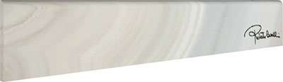 Бордюры Roberto Cavalli Agata Battiscopa Firma Azzurro Rett. 558976, цвет серый, поверхность матовая, прямоугольник, 95x600