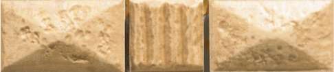 Бордюры Cinca Forum Nut Piramide C 0450/332, цвет коричневый, поверхность матовая, прямоугольник, 35x160