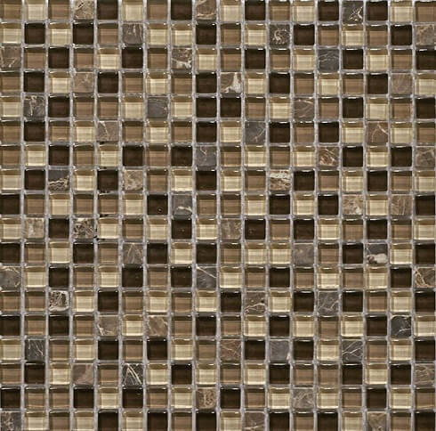 Мозаика Q-Stones QSG-035-15/8, цвет разноцветный, поверхность глянцевая, квадрат, 305x305