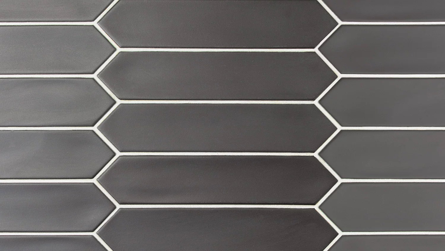 Керамическая плитка Equipe Lanse Black 27483, цвет чёрный тёмный, поверхность матовая, шестиугольник, 50x250