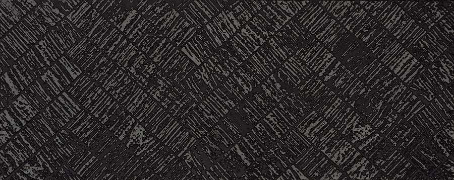 Декоративные элементы Tubadzin D-Modern Basalt Black, цвет чёрный, поверхность матовая, прямоугольник, 298x748