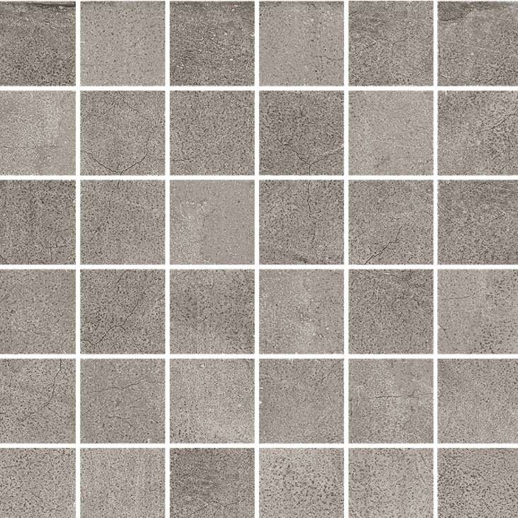 Мозаика Sant Agostino Mos.Set Concrete Grey CSAMSCGR30, цвет серый, поверхность матовая, квадрат, 300x300