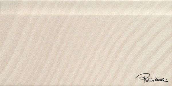 Бордюры Roberto Cavalli Agata Alzata Bianco Firma 558814, цвет бежевый, поверхность матовая, прямоугольник, 150x300