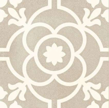 Керамогранит Vives Svenska Blomknopp Siena, цвет серый, поверхность матовая, квадрат, 200x200