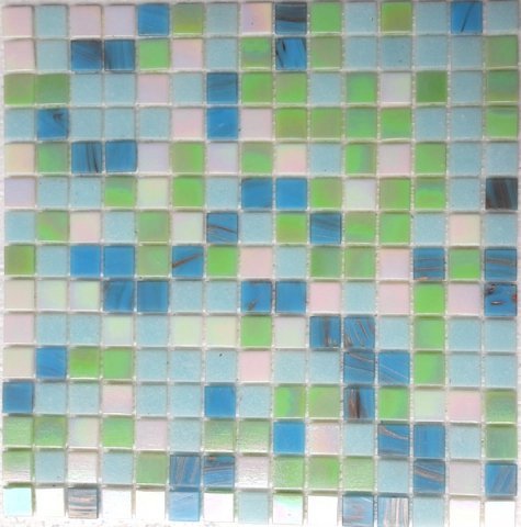 Мозаика JNJ Mosaic HG Mosaic PS206, цвет разноцветный, поверхность глянцевая, квадрат, 327x327