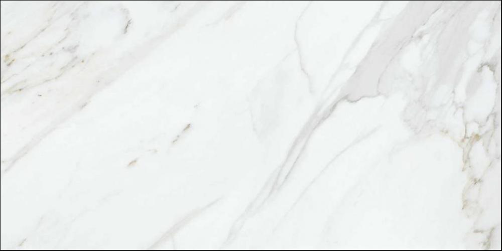 Керамогранит Grespania Calacata 44LC49R, цвет белый, поверхность полированная, прямоугольник, 600x1200