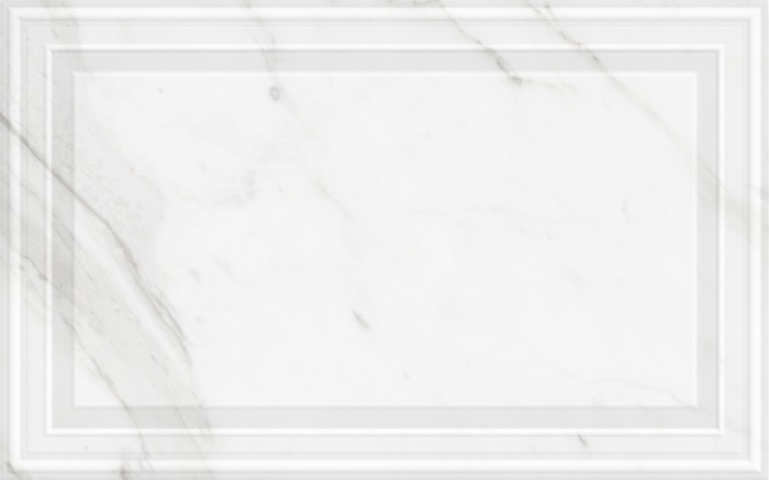 Керамическая плитка Unitile (Шахтинская плитка) Леона Светлая Низ 010100001145, цвет белый, поверхность глянцевая, прямоугольник, 250x400