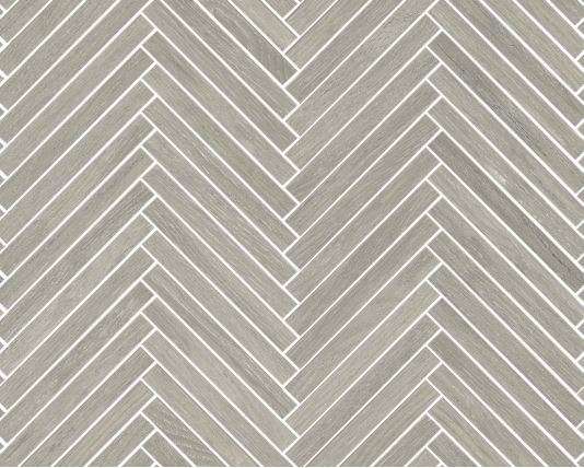 Мозаика Dom Comfort W Chevron Ash, цвет серый, поверхность матовая, шеврон, 291x331