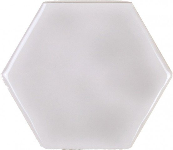 Керамическая плитка Amadis Art Deco Glossy on Mesh Hibiscus, цвет серый, поверхность глянцевая, квадрат, 79x91