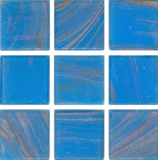 Мозаика Irida Fantasy И10.15(5), цвет синий, поверхность глянцевая, квадрат, 318x318