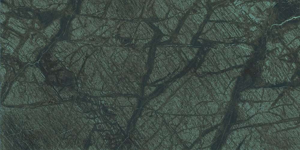 Керамогранит Kutahya Verde, цвет зелёный, поверхность лаппатированная, прямоугольник, 600x1200