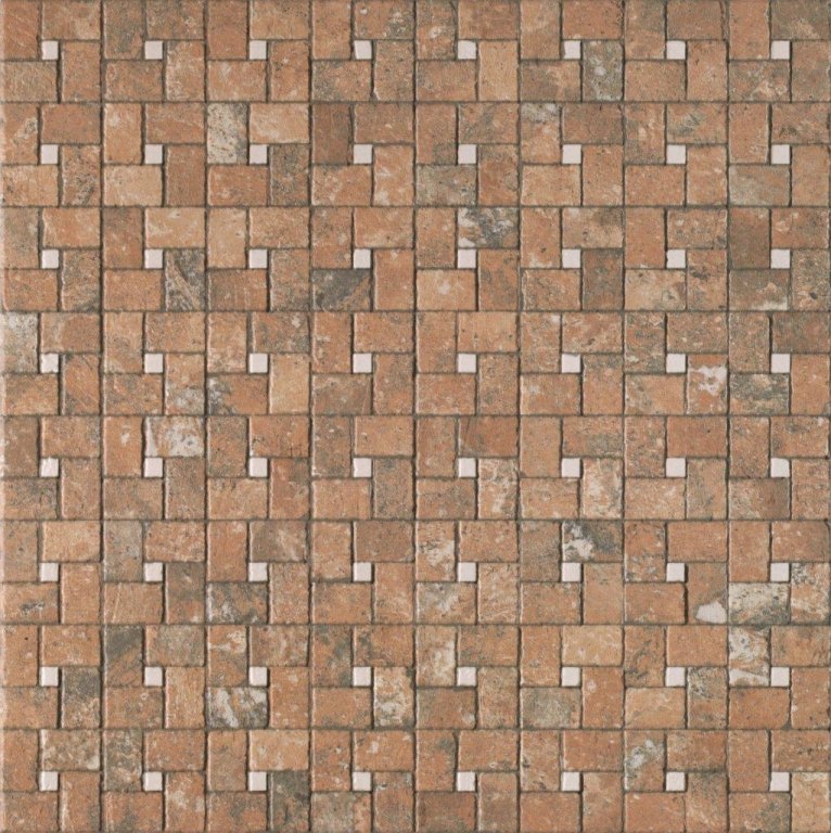 Керамогранит Realonda Cordoba Marron, цвет коричневый, поверхность матовая, квадрат, 442x442