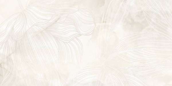 Керамогранит La Fenice Lumiere Dec Foglia d'Oro, цвет бежевый, поверхность матовая, прямоугольник, 600x1200